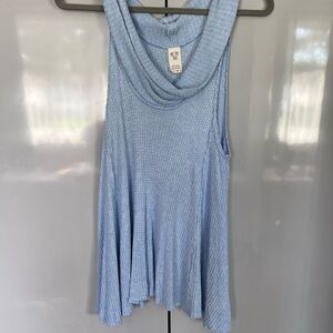We The Free Swing Light Blue Sleeveless Top